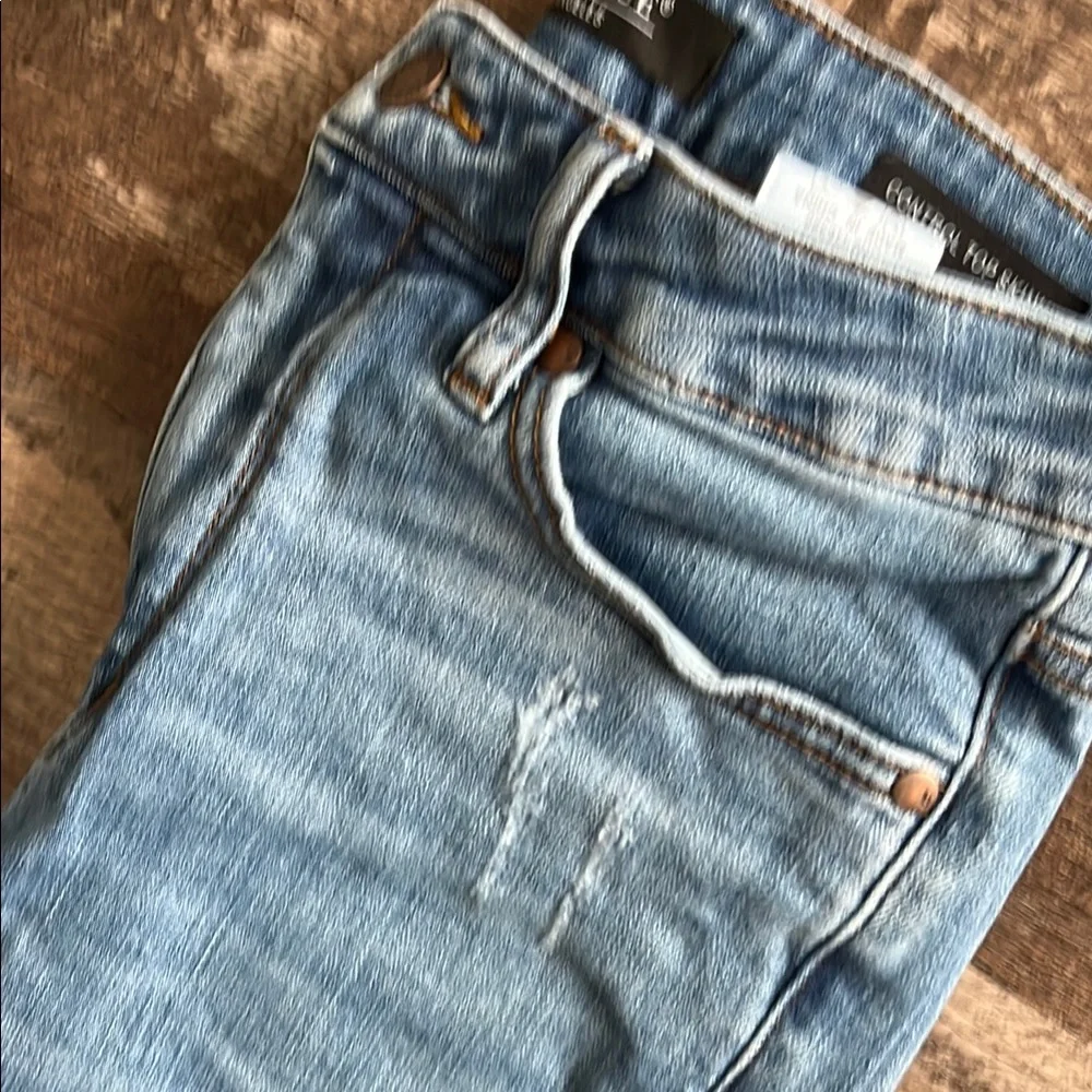 Judy Blue jeans 👖 size 28 control top skinny  Light Blue Distressed - Picture 9 of 11